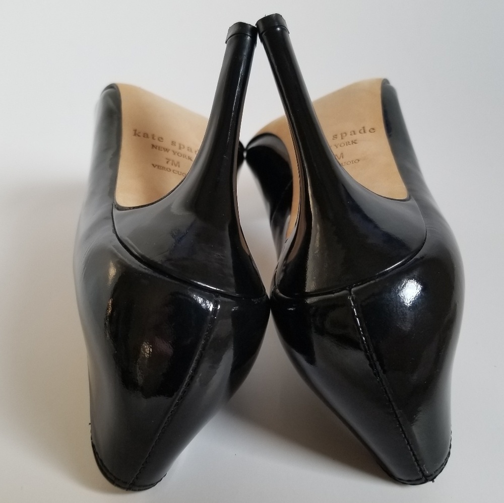 kate spade new york black patent leather pump - Picture 4 of 7